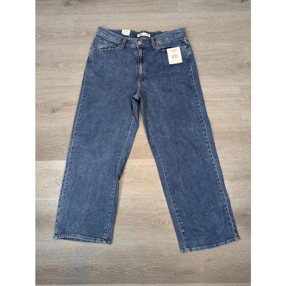 LEVI Strauss Signature Womens Heritage Original Wide Leg Jeans, Blue Oddity, 12 - Picture 2 of 9